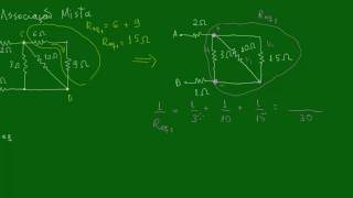 Resistores  Associação Mista  Aula 2  Eletrodinâmica  Física [upl. by Atwater]