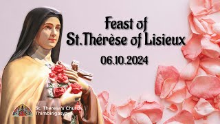 Feast of St Thérèse of Lisieux Holy Mass English  06th October 2024 [upl. by Ellie291]