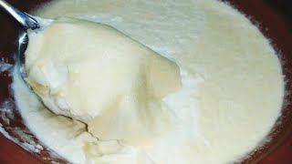 Dahi Jamane ka Sahi tareeka Halwai jaisa  Thick or itni moti malai wali dahi ab jamae ghar par Curd [upl. by Haerb]