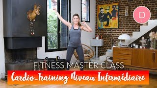 Cardiotraining niveau intermédiaire 20 min– Fitness Master Class [upl. by Anilak8]