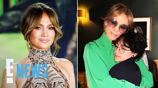 Jennifer Lopez Turns Wicked Premiere Into Family Outing With 16YearOld Emme  E News [upl. by Oniskey]