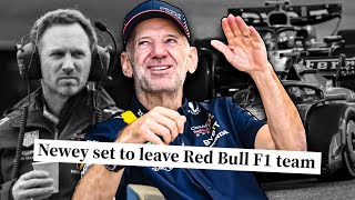 Adrian Newey LEAVING Red Bull in 2025 [upl. by Neelhtak]