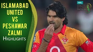 PSL 2017 Match 12 Islamabad United vs Peshawar Zalmi Highlights [upl. by Itteb3]