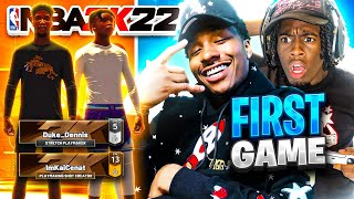 Duke Dennis And Kai Cenat Play NBA 2K22 Together For The FIRST TIME Best Build NBA 2K22 [upl. by Mylor]