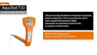 Gizli su sızıntılarını AquaTest T10 ile gün yüzüne çıkarın [upl. by Fondea]