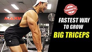 Amazing Trick to Blast TRICEPS ट्राइसेप का साइज़ बढ़ाएं 100 GUARANTEE [upl. by Ecal469]