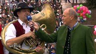 Wiesn Frühschoppen  Standkonzert unter der Bavaria 2013 09 29 [upl. by Rambert792]