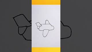 How To Draw Aeroplane ✈️ Drawing drawing numberdrawing art easydrawing howtodraw [upl. by Lars]