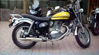 Motorcycle ESTRELLA KAWASAKI 250cc [upl. by Gnes]