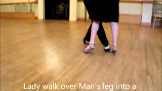 Argentine Tango Lesson 19  Giro to Left  Spiral Turn  Barrida Sweep Combination [upl. by Lehet]