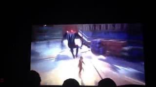 SpiderMan e3 Sony press conference movie theaters crowd reaction 2016 [upl. by Kentigerma]