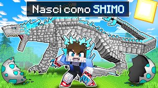 NASCI como GAROTO SHIMO no Minecraft GODZILLA [upl. by Nnylyma374]