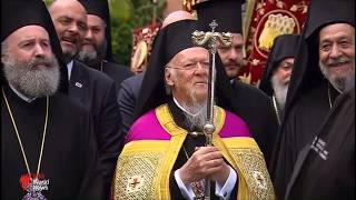 Ecumenical Patriarch Bartholomew in Sydney  Official Welcome amp Doxology [upl. by Atiuqram]