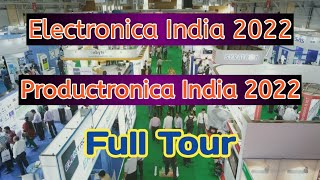 Electronica India 2022  Productronica India 2022 Exhibition Full Tour [upl. by Oiled]