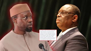 ⛔️Écouter la Lettre OSÉE et offensante de Macky Sall adressée à SONKO et Diomaye… [upl. by Terrel741]