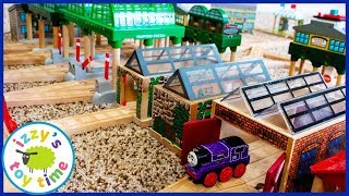 One of our Favorite Prettiest Tracks SHED ROW Thomas and Friends Fun Toy Trains [upl. by Gathers861]