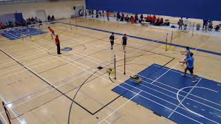 Final Day Second Room OFSAA Badminton Championships 2024 at Georgian College [upl. by Yllrebmik936]