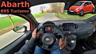 2024 Abarth 695 Turismo  POV test drive [upl. by Eenaj]