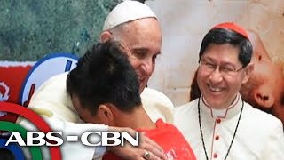 Pope Francis binisita ang mga batang lansangan [upl. by Sammie]