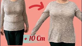 Don’t miss the best way to expand a sweater at the sides and sleeves [upl. by Aivin]