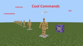 3 Cool Commands For Minecraft Bedrock [upl. by Gnilrits]