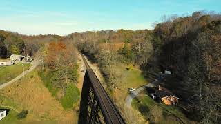 Trestle bridge in Southwest Virginia [upl. by Ailima188]