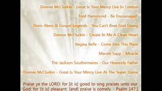 Donnie McClurkin Great is your mercy  Live at the super dome [upl. by Polik]