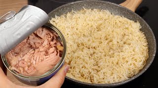 Do you have rice and canned tuna at home Easy Quick and very Tasty recipe [upl. by Gerladina987]