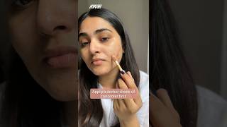 How to Cover Acne Scars with Makeup  Flawless Base Makeup for Acne  Nykaa Shorts [upl. by Onder]