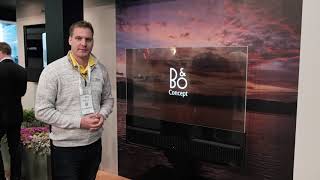 Bang amp Olufsen Transparent OLED display at ISE 2024 [upl. by Origra]