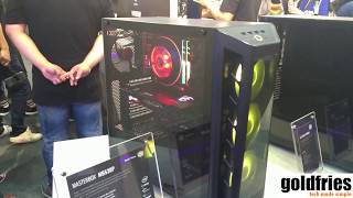 Cooler Master MasterBox MB530P at Computex 2018 [upl. by Marrissa]