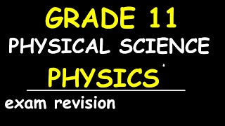 Physics Papers 1 Grade 11 Exam Revision Part 1 [upl. by Coppinger]