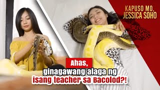 Ahas ginagawang alaga ng isang teacher sa Bacolod  Kapuso Mo Jessica Soho [upl. by Honan]