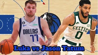 Luka Doncic Is Better Than Jayson Tatum  Stats Awards Championships  NBA [upl. by Osmen]