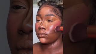 Brown skin tone makeuptutorial beautiful simple makeup [upl. by Murvyn352]