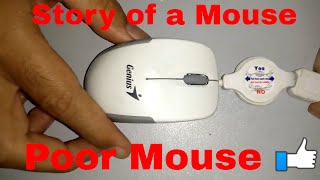 Review of Genius Micro Traveler Mouse  Used mouse  Funny One  Mouse Trap  Story of a Mouse [upl. by Feenah45]