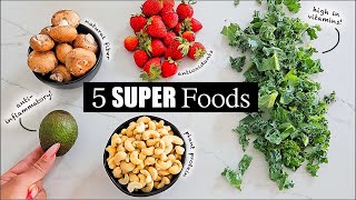 5 FOODS TO EAT EVERYDAY [upl. by Nosnev71]