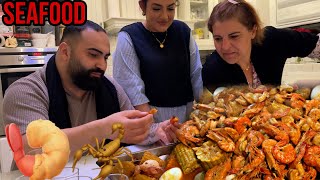 SEAFOOD 🦂🍤  SELBSTGEMACHT  FAMILIE VLOG SAMIK amp NADA… [upl. by Giglio924]