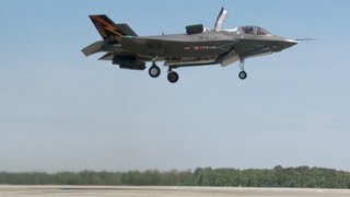 F35B Completes First Vertical Takeoff amp Landing [upl. by Bedad]