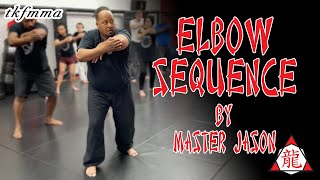 Elbow Sequence by Master Jason at the Unity Seminar at tkfmma [upl. by Ikcim]