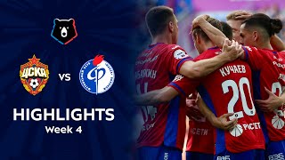 Highlights CSKA vs Fakel 41  RPL 202223 [upl. by Ferna]