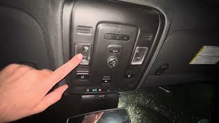 How to turn all the interior light’s on or off in a 2023  Chevy Tahoe Suburban or GMC Yukon [upl. by Nuhsyar688]