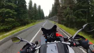 Transalpina Road  Ducati Multistrada V4S 2023  pure Akra sound [upl. by Daitzman]