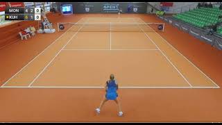 W75 Ismaning Singles R32 Carole Monnet Vs Carolina Kuhl [upl. by Rendrag232]