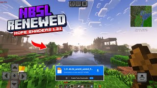 Nbsl Renewed V20 Shader Mcpe 121  New Shaders 12131 [upl. by Nnyllaf]