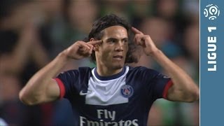 Goal Edinson CAVANI 68  AS SaintEtienne  Paris SaintGermain 22  20132014 [upl. by Nnek]