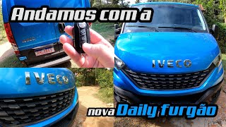 ANDAMOS COM A NOVA IVECO DAILY FURGÃO CNH B [upl. by Penny]