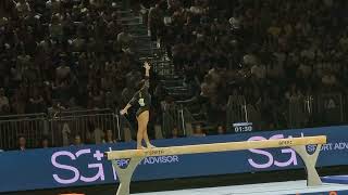 Coline Devillard 🇫🇷  12966 Beam  Poutre  Team Final  European championships 2024 [upl. by Effy]