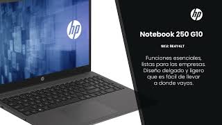 Notebook HP 250 G10 Intel Core i5 512GB SSD 8GB Ram FreeDos [upl. by Fotinas661]