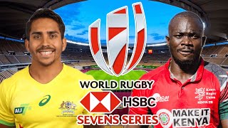 AUSTRALIA 7s vs KENYA 7s SEVILLE 7s Live Commentary [upl. by Kwan]